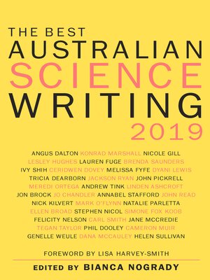 cover image of The Best Australian Science Writing 2019